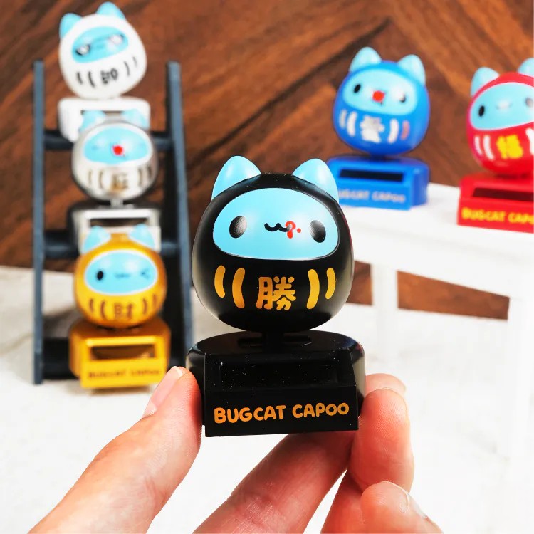 Capoo Daruma Blessing Solar Bobblehead Set (Box of 6)