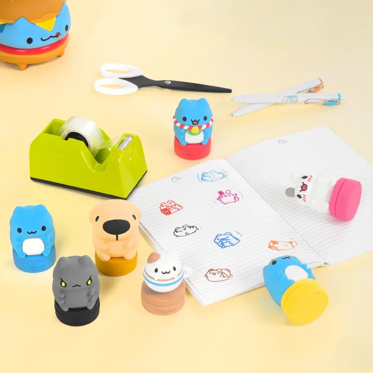 Capoo & Friends Stamp Figure Set (Box of 6)