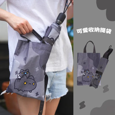 Black Bugcat Brothers Auto Umbrella Set