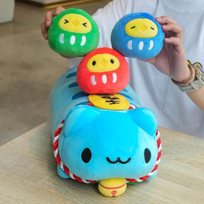 Lucky Capoo Plush Set (Daruma Chick Trio)