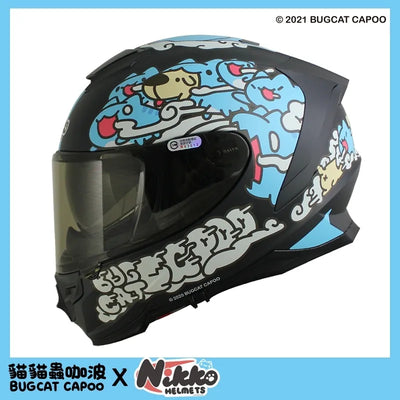 Bugcat Capoo Full Face Helmet(Black)