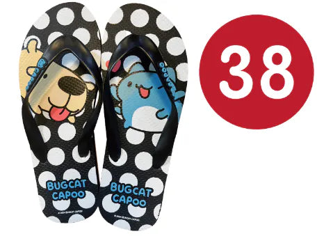 Capoo & Dogdog "Love You" Flip Flops