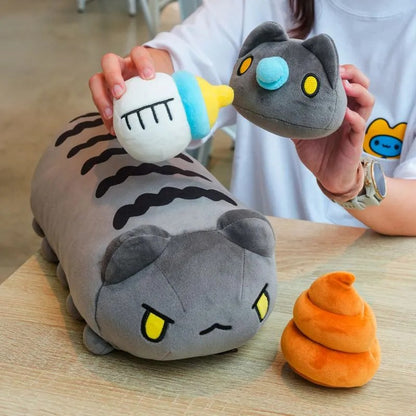 Black Bugcat Plush Set