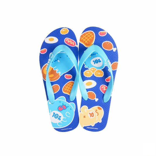 10th Anniversary Capoo "Full and Happy" Flip Flops