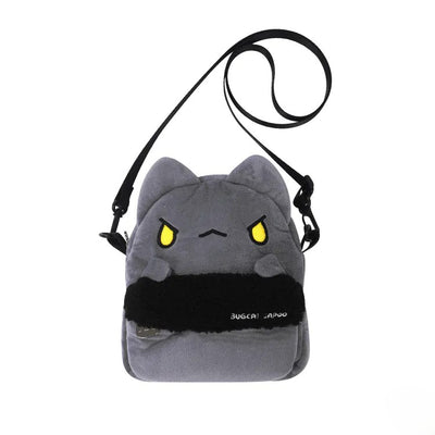 Black Bugcat Fluffy Crossbody Bag