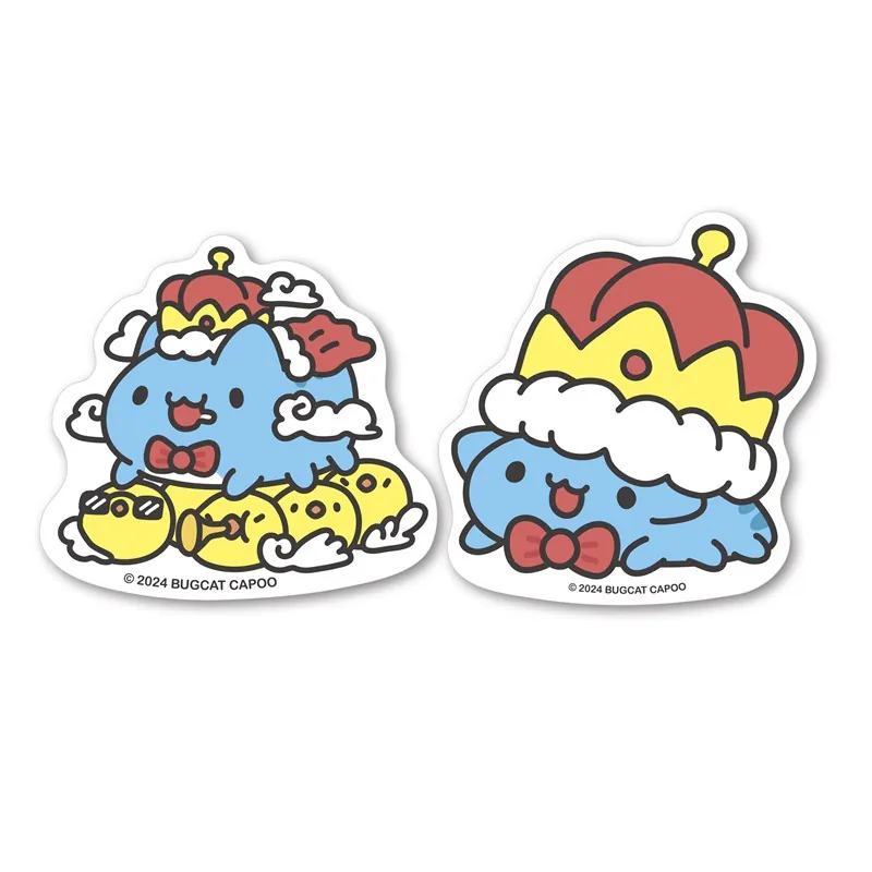 King Bugcat Weatherproof Stickers