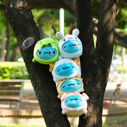 Animal Costume Mini Lazy Capoo Plush Bundle – 5 pieces