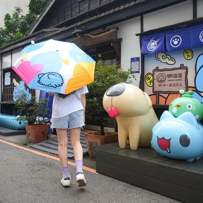 Lazy Capoo Auto Umbrella Set