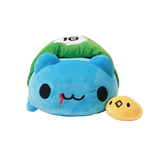 10th Anniversary Lazy Capoo Plush (Green Backpack)