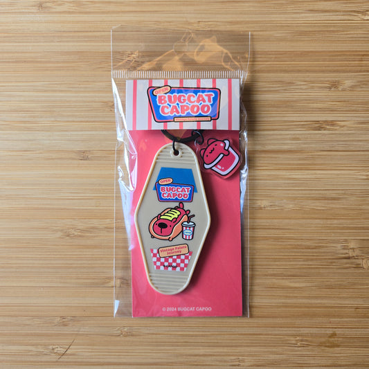 Hotdog Dogdog American Retro Keychain