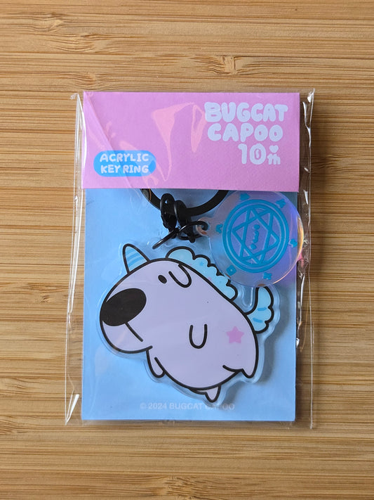 Unicorn Dogdog Acrylic Key Ring