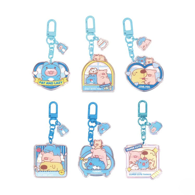 Capoo x LuLu the Piggy Epoxy Charm Blind Box