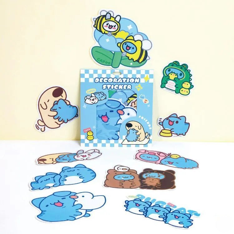 Capoo Best Friends Daily Sticker Pack