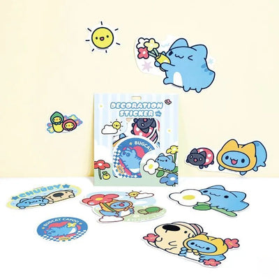 Capoo Romantic Flowers Sticker Pack