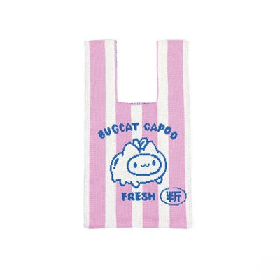 Fresh Apple Capoo Knitted Tote Bag