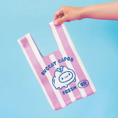 Fresh Apple Capoo Knitted Tote Bag