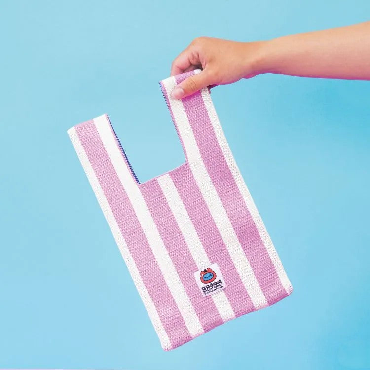 Fresh Apple Capoo Knitted Tote Bag