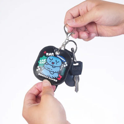 Stacking Lazy Capoo Leather Charm