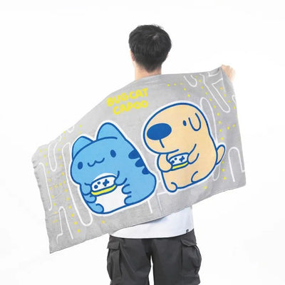 Capoo & Dogdog Gaming Bath Towel