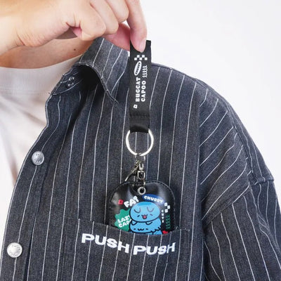 Stacking Lazy Capoo Leather Charm
