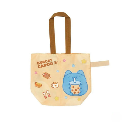 Bugcat Capoo Bubble Milk Tea Reversible Double Cup Carrier