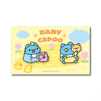 Playful Baby Capoo Metal Pin Set