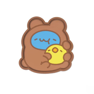 Bugcat Capoo Brown Bear Capoo Hugging Chick Multi-Purpose PVC Tray