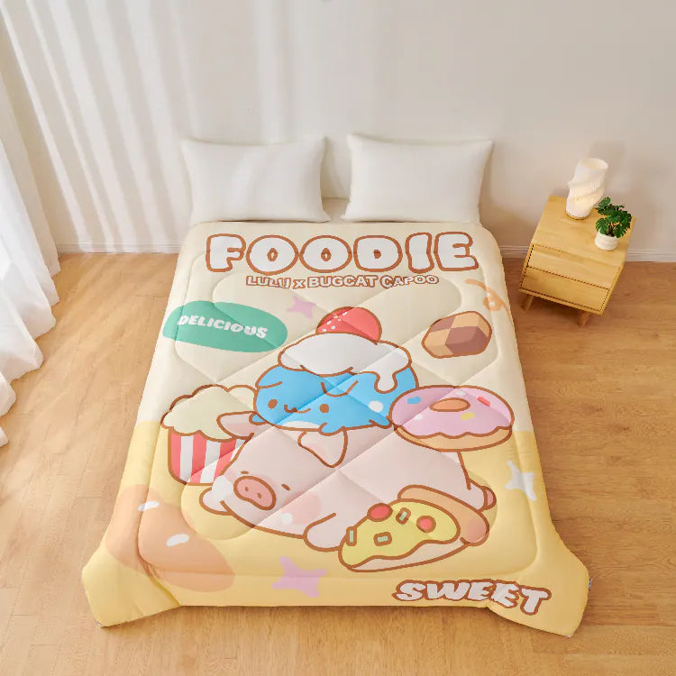 Capoo x LuLu the Piggy Antibacterial Blanket – Dessert Party
