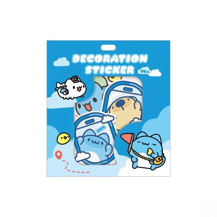 Capoo Travel Sticker Pack
