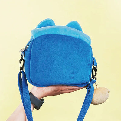 Bleeding Capoo Plush Ita Crossbody Bag with Dogdog Charm