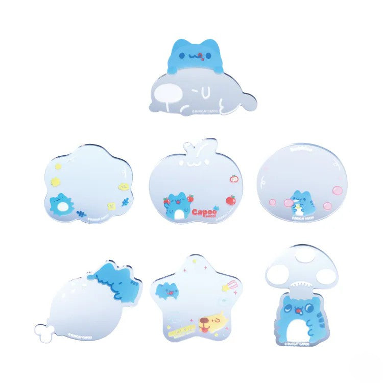 Capoo Shaped Mirror Sticker Blind Box