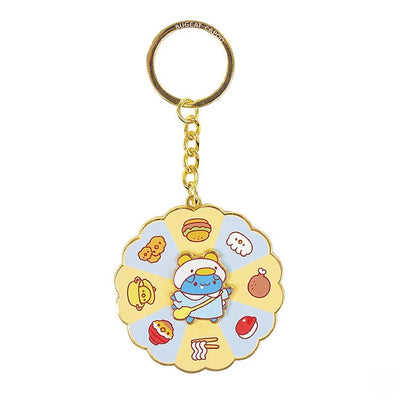 School Capoo Food Spinner Metal Keychain