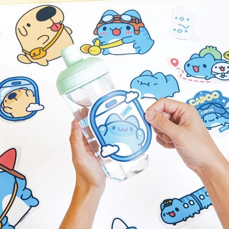 Capoo Travel Sticker Pack