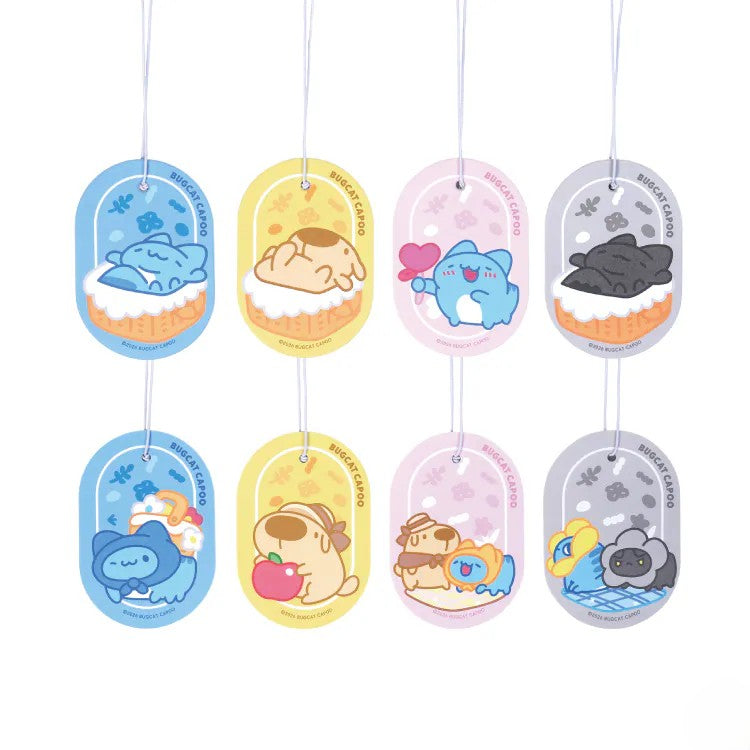 Capoo Romantic Picnic Scented Cards Set of 4 (Ocean)