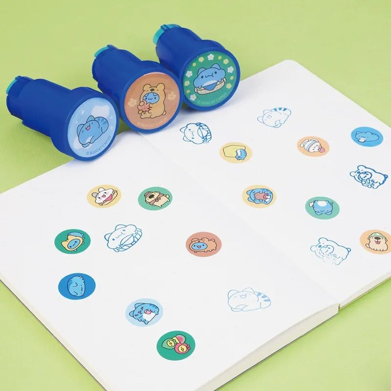 Bugcat Capoo Summer Adventure Sticker Stamp Dispenser