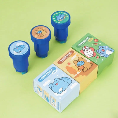Bugcat Capoo Summer Adventure Sticker Stamp Dispenser
