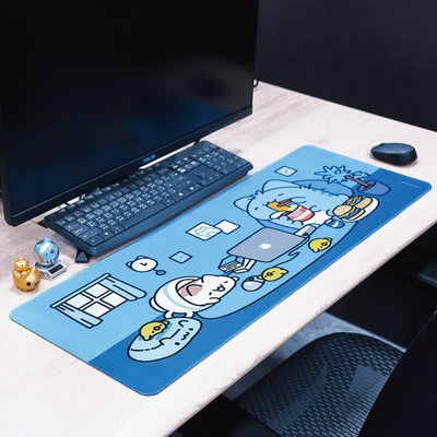 Capoo & Foam Cat Chill at Home Mouse Pad