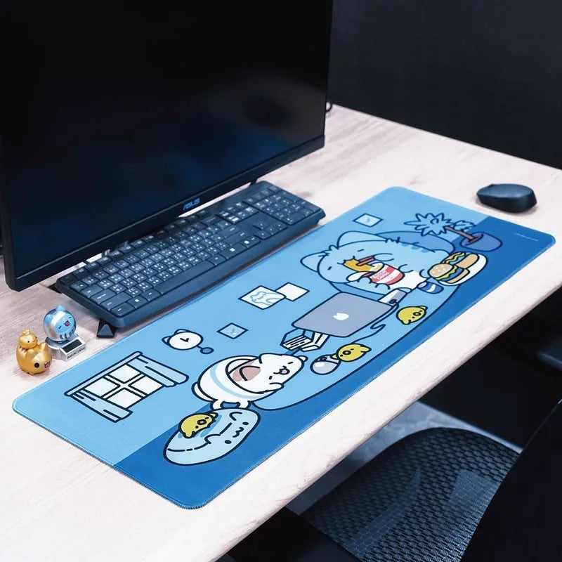 Capoo & Foam Cat Chill at Home Mouse Pad