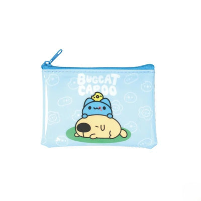 Bugcat Capoo & Dogdog Playing Together Mesh Zipper Pouch Set (Large + Small)