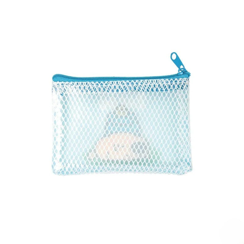 Bugcat Capoo & Dogdog Playing Together Mesh Zipper Pouch Set (Large + Small)