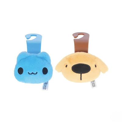Bugcat Capoo Car Headrest Hooks Set (Capoo & Dogdog)