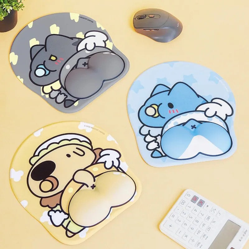 Dogdog Butt Wrist Rest Mouse Pad