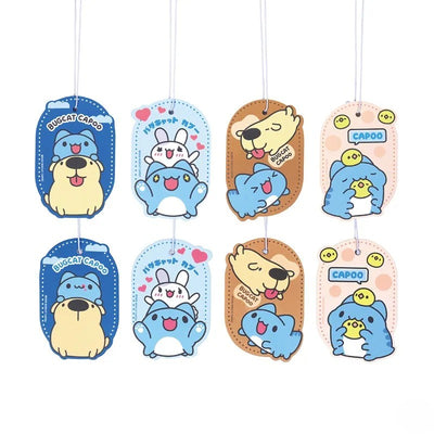 Bugcat Capoo Classic Friends Scented Air Freshener Set (Sage) – Set of 4