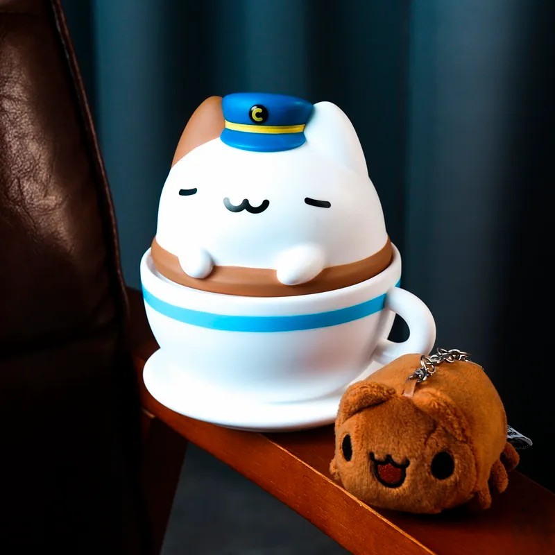 Station Master Foam Cat Figure