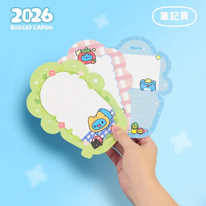 🌸Bugcat Capoo 2026 “Little Romance” Acrylic Stand Calendar Set