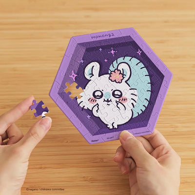 Chiikawa Hexagon Wall Tile Puzzle – Momonga (56 Pieces)