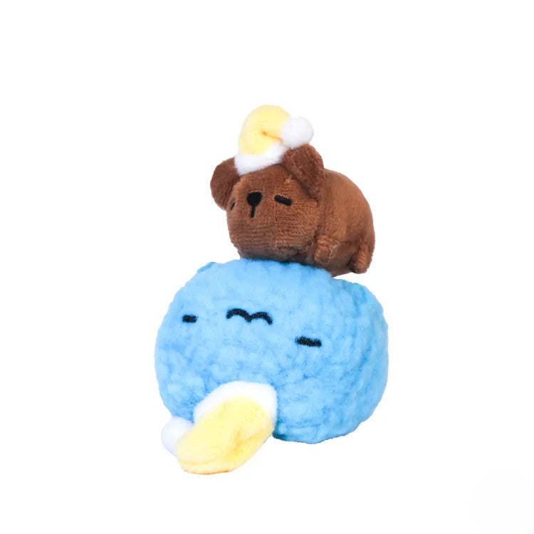 Capoo & Bear Sleepy Magnet Plush Set
