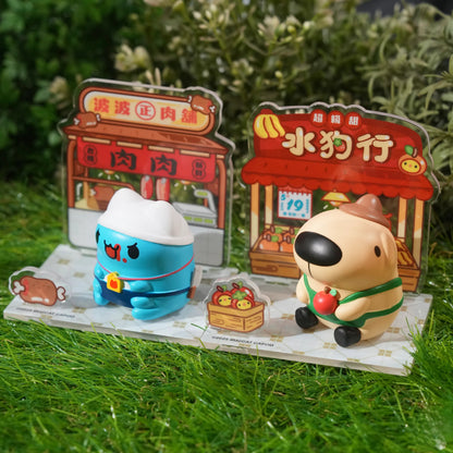 Bugcat Capoo: Flavors of Taiwan Acrylic Scene Figures (6 pcs)