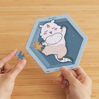 Chiikawa Hexagon Wall Tile Puzzle – Anoko (56 Pieces)