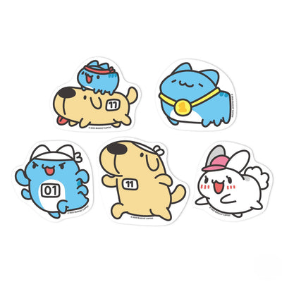 CAPOO RUN Waterproof & UV-Resistant Sticker Set 1